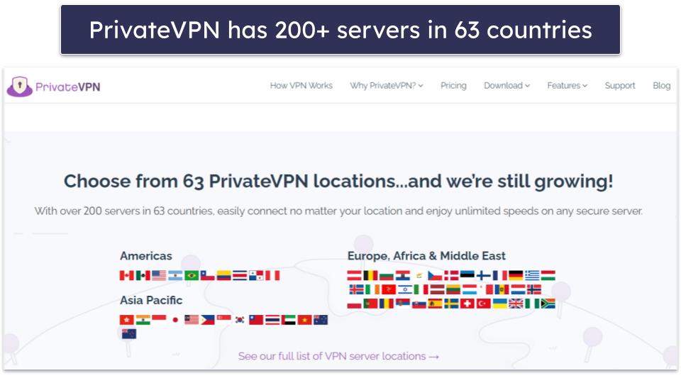 PrivateVPN Servers &amp; IP Addresses
