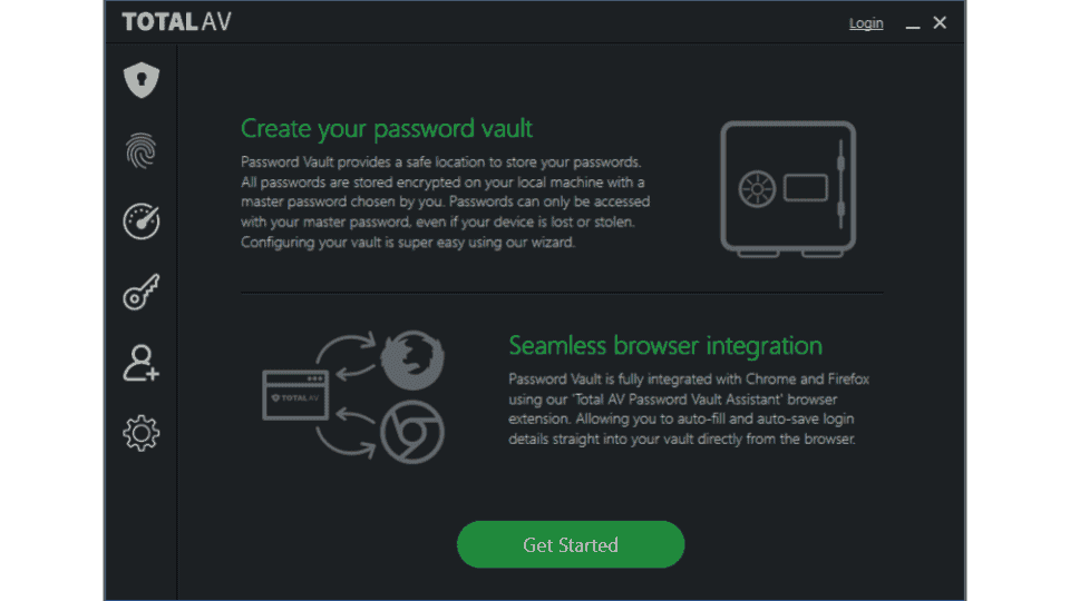 5. TotalAV Total Security — Best for Intuitive Password Vault Interface