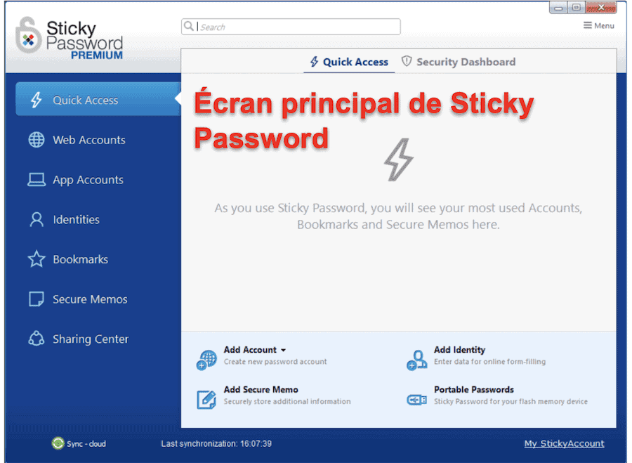 Test complet de Sticky Password