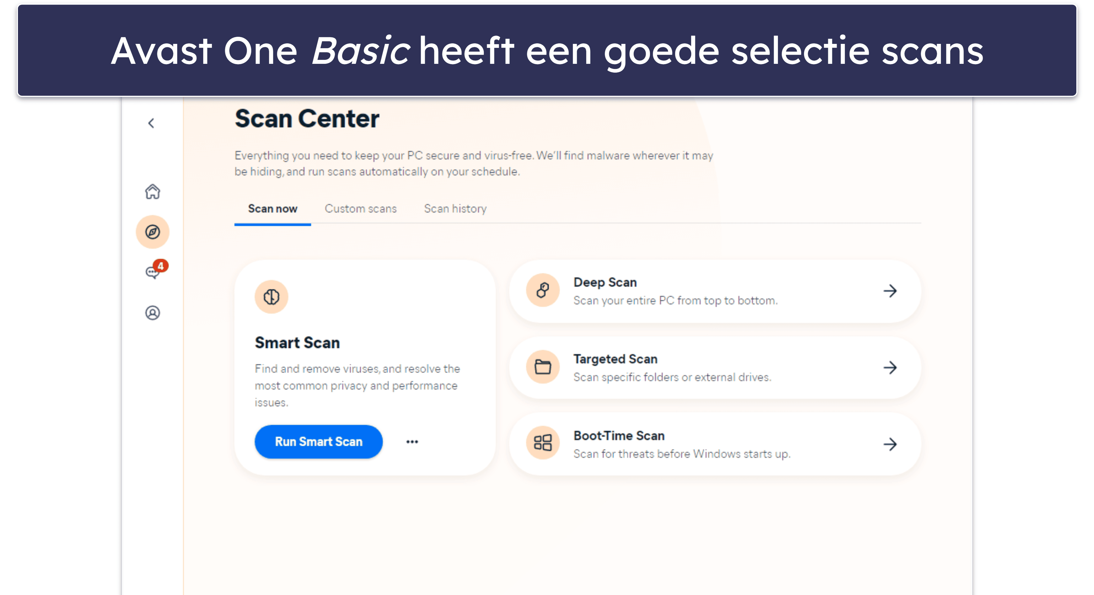 5. Avast One Basic — Effectieve antivirus met goede privacytools
