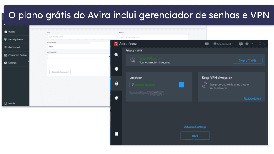 7. Avira — Mais (e melhores) recursos grátis