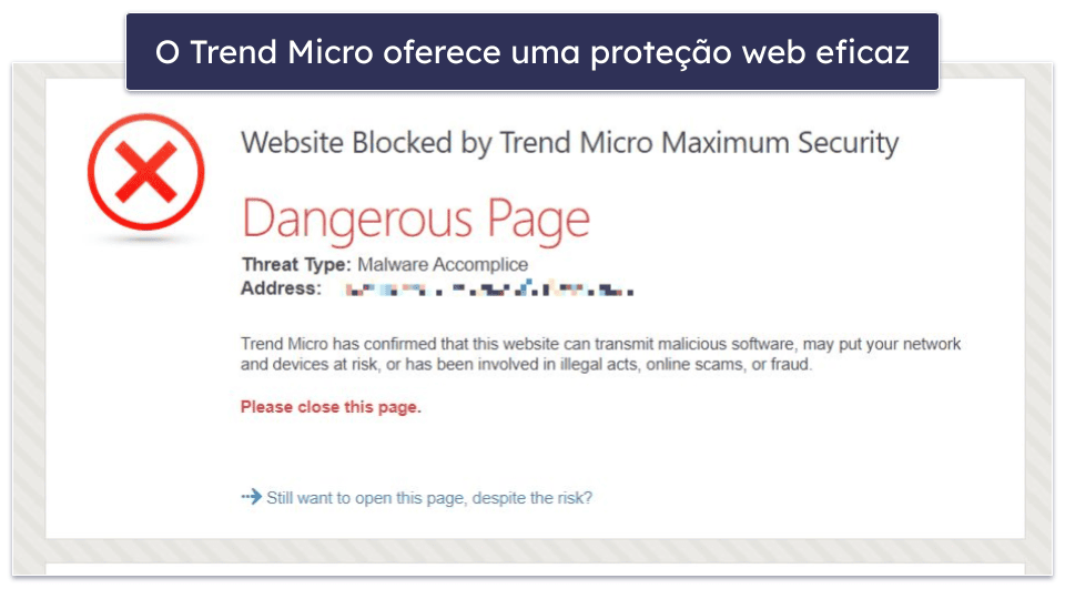 9. Trend Micro — Boa proteção antiphishing