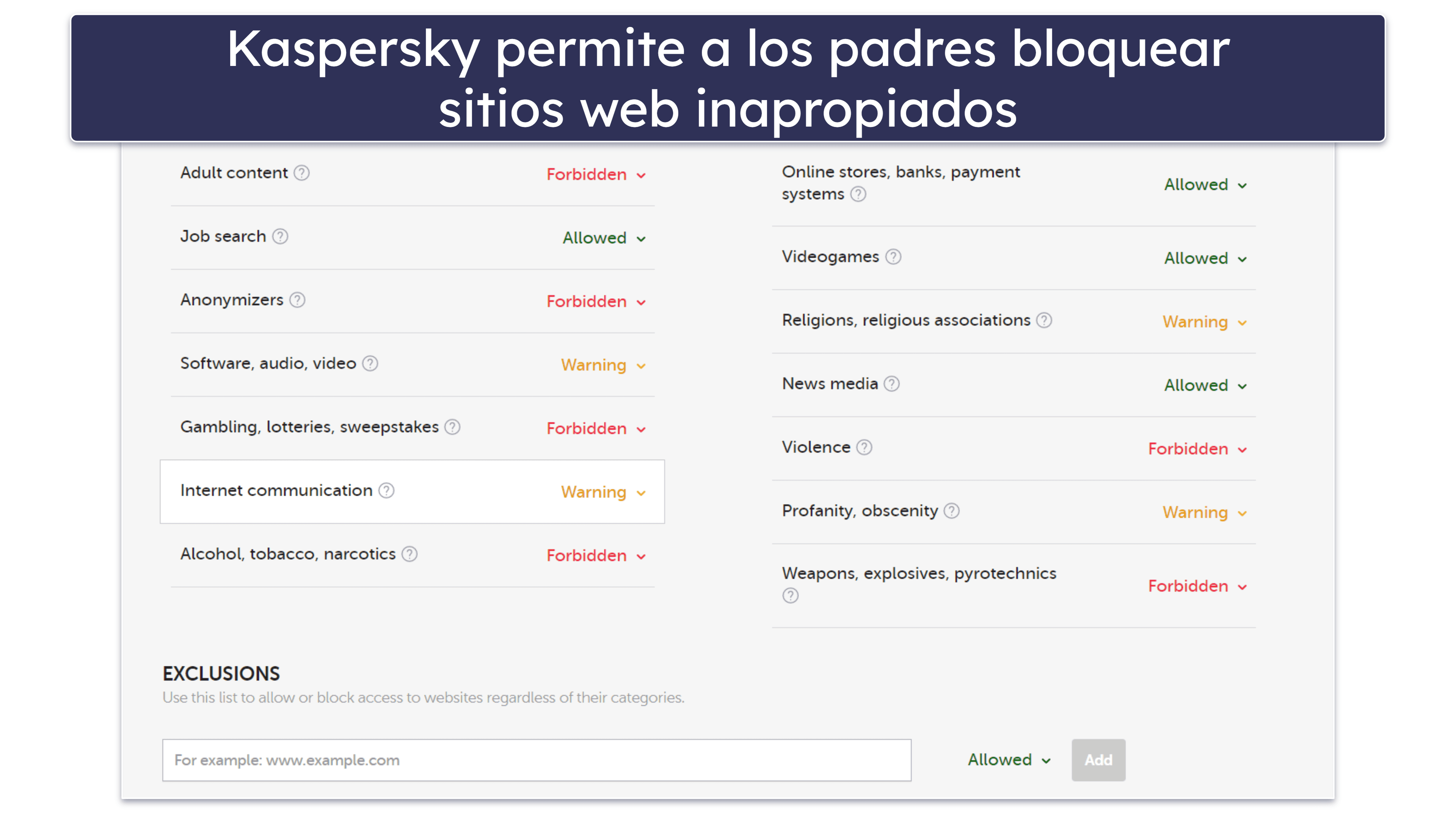 8. Kaspersky: controles parentales más avanzados y buenas protecciones financieras