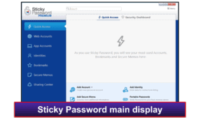 Sticky Password Security Features