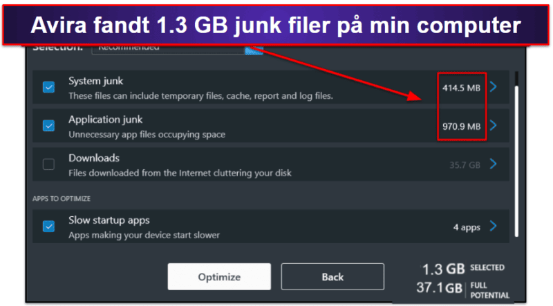 5. Avira — Flere (og bedre) gratis funktioner