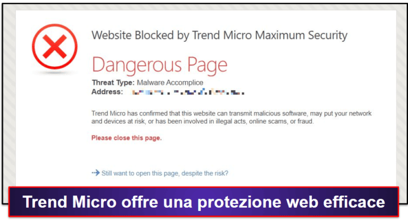 9. Trend Micro – Buona protezione contro il phishing