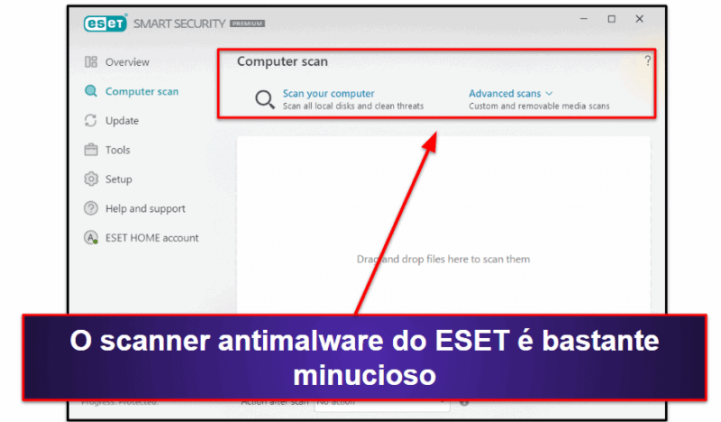 10. ESET — recursos avançados de detecção de malware e ferramentas antirroubo