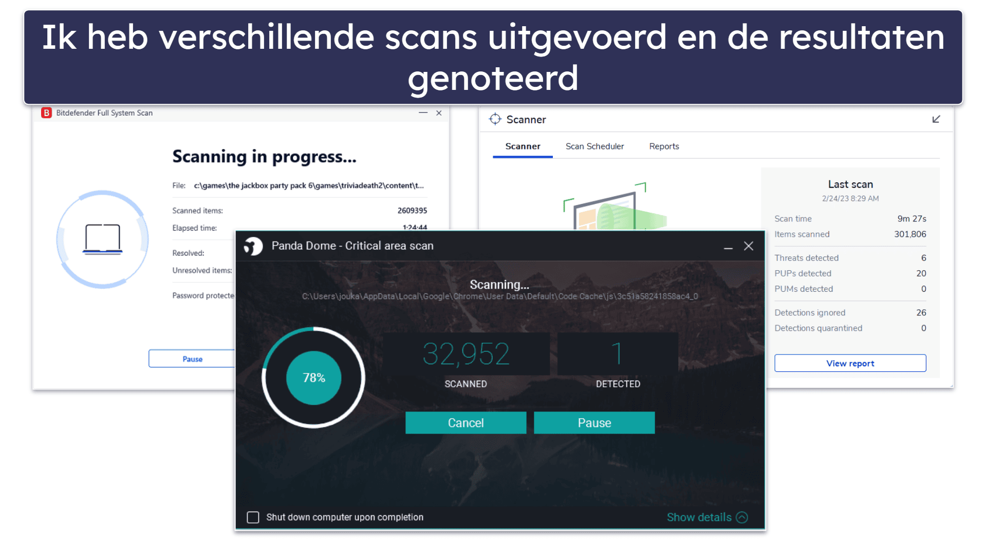 Testmethodologie: vergelijkings- en rangschikkingscriteria
