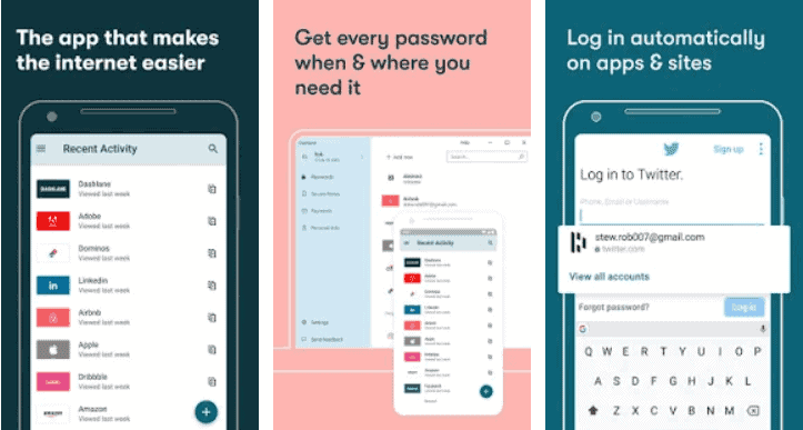 🥈2. Dashlane — Best Additional Features for Android Users