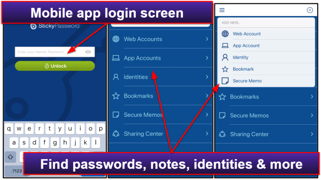 Sticky Password Mobile App