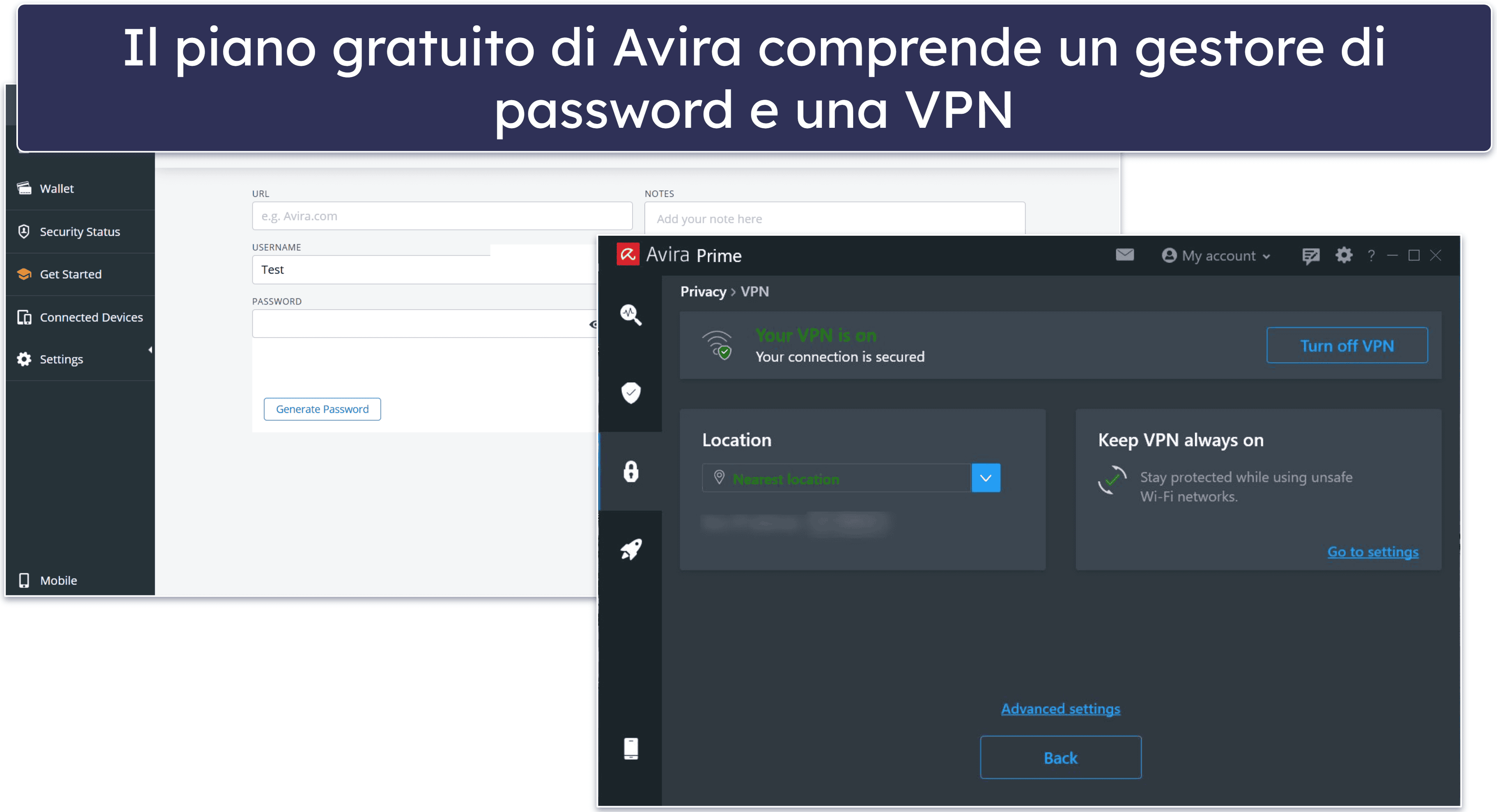 7. Avira — Diverse (e migliori) funzionalità gratuite