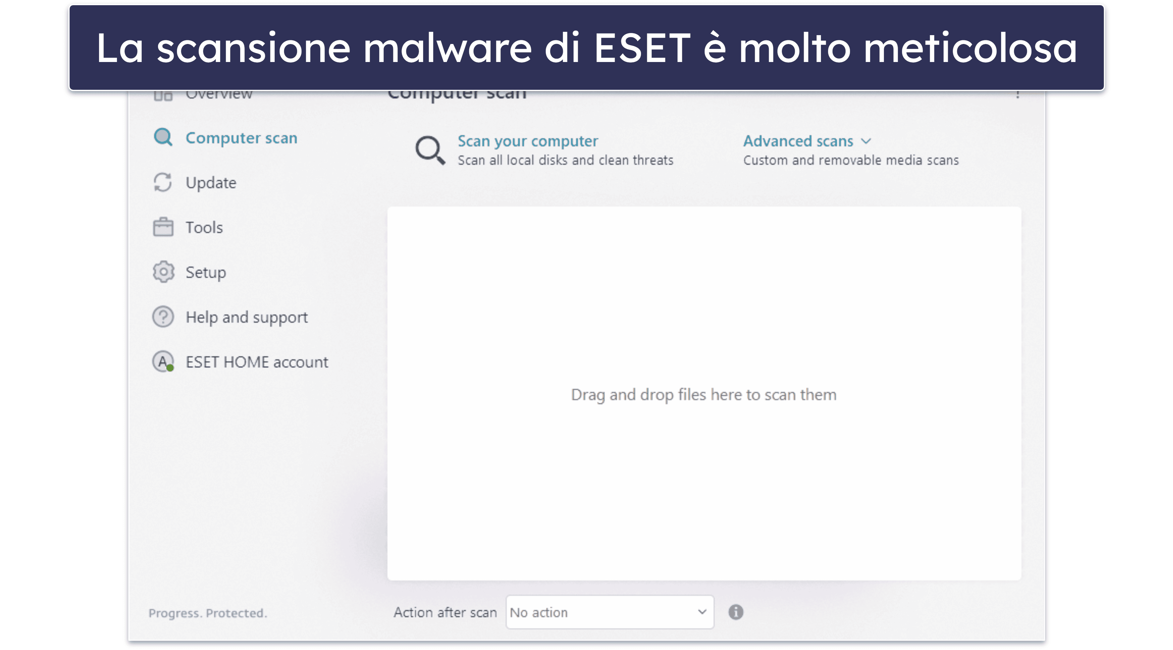 10. ESET — Rilevamento avanzato dei malware e strumenti antifurto