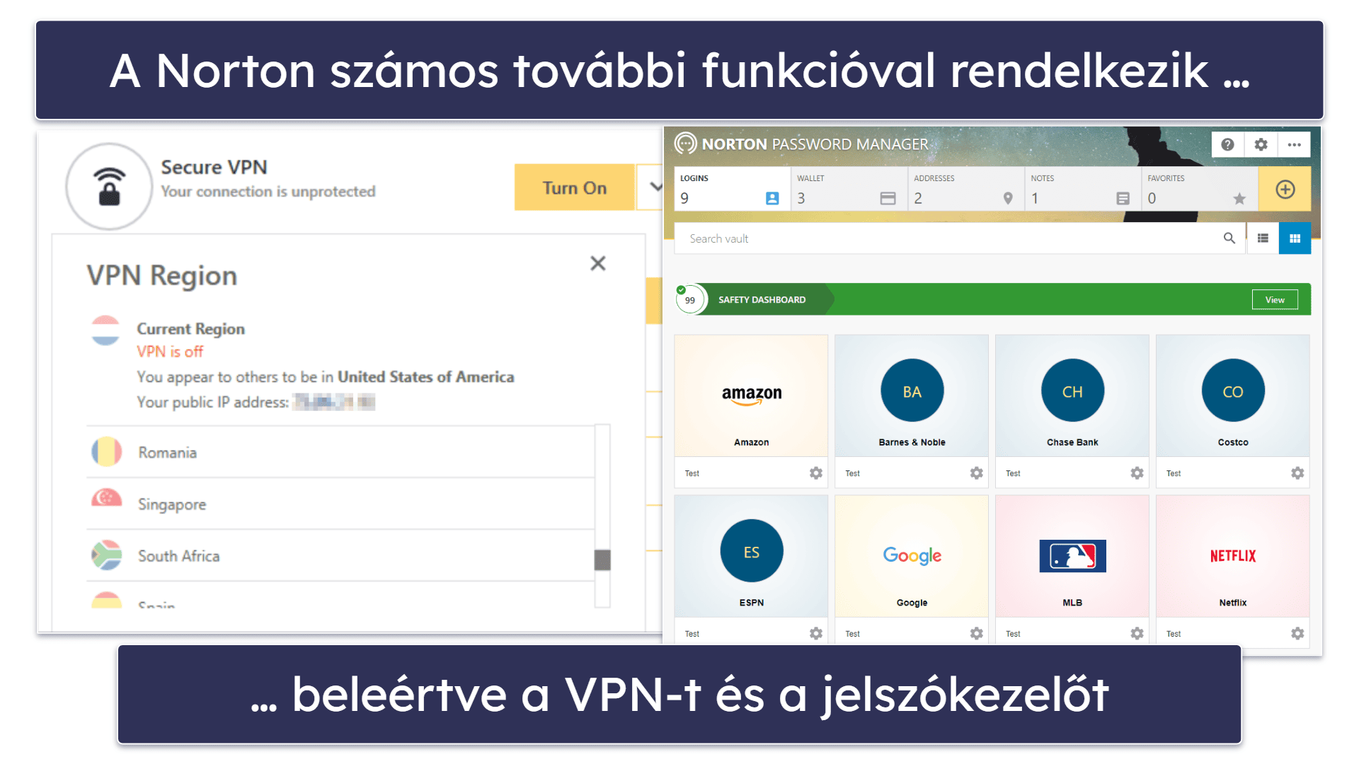 🥇1. Norton 360 — 2026 legjobb alternatívája a vírusirtásra a Microsoft Windows Defender helyett