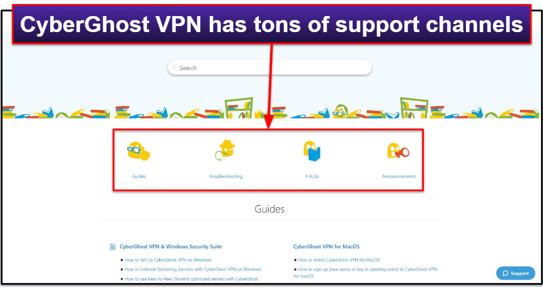 CyberGhost VPN Customer Support