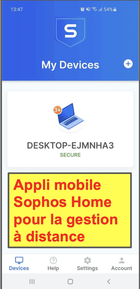 Appli mobile Sophos Antivirus