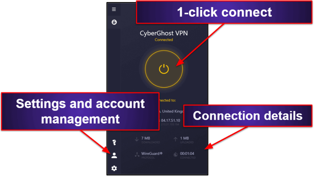 CyberGhost VPN Ease of Use: Mobile &amp; Desktop Apps