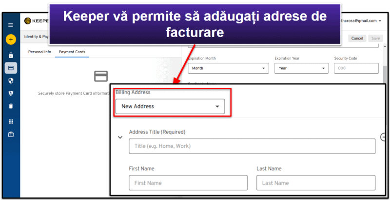 5. Keeper — Securitate avansată și ușurință de utilizare