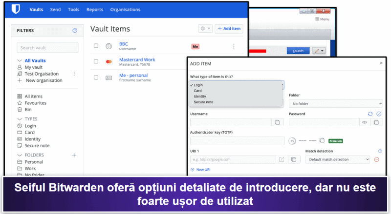10. Bitwarden — Open-source cu stocare nelimitată de parole