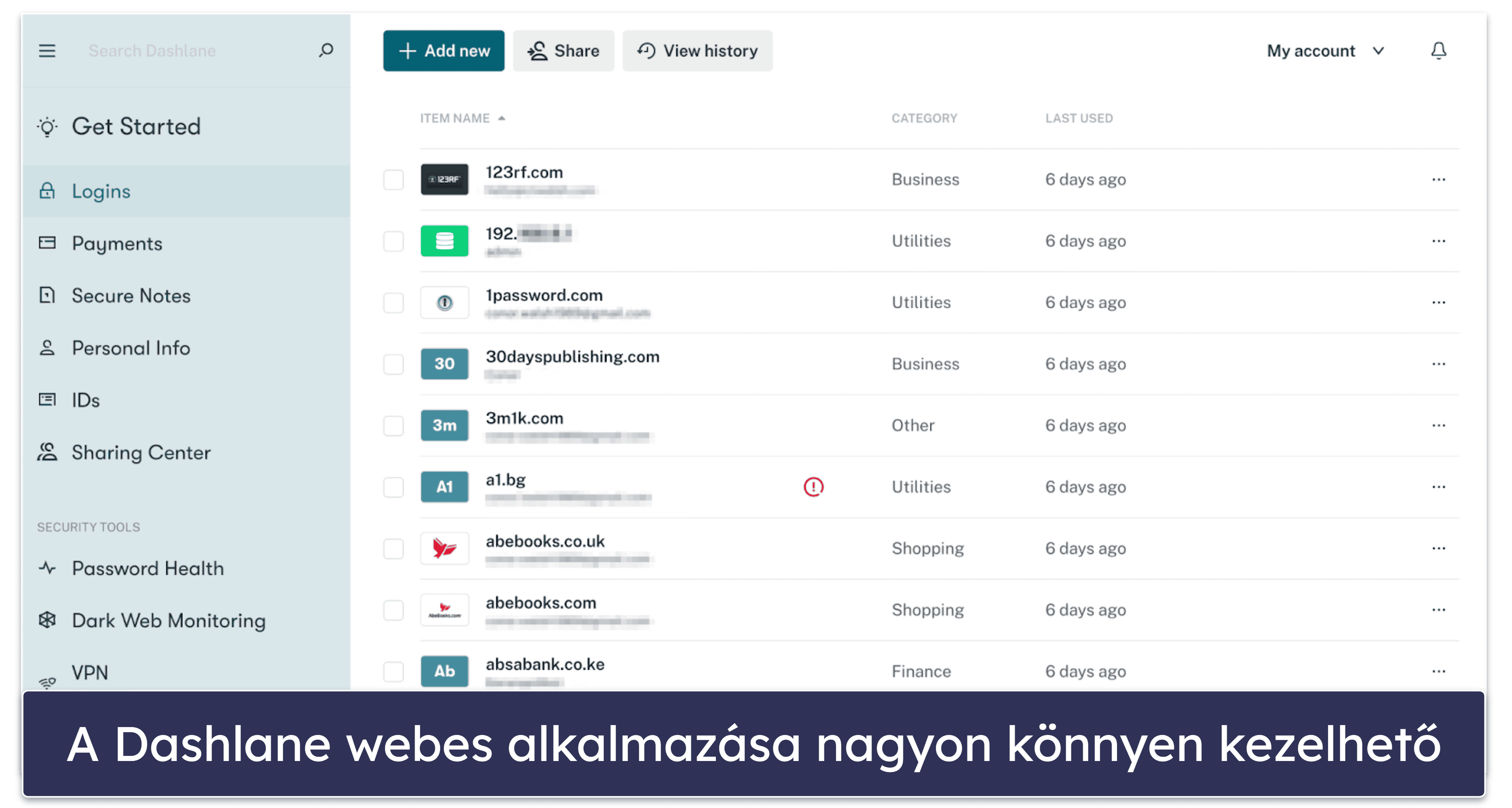 🥇1. Dashlane — Összességében a legjobb ingyenes jelszókezelő (2026)