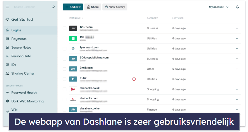 🥇1. Dashlane – Beste algehele gratis wachtwoordmanager in 2026
