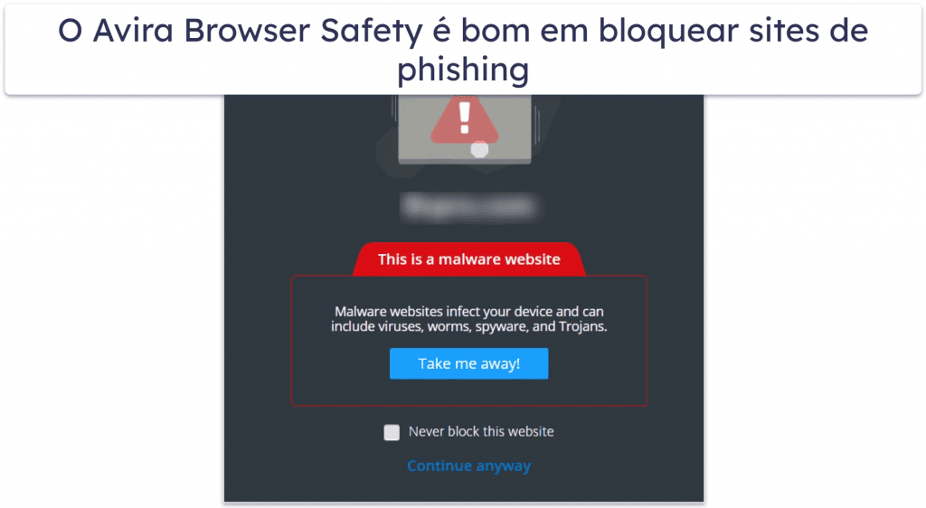 5. Avira — Verificador de malware leve e gratuito