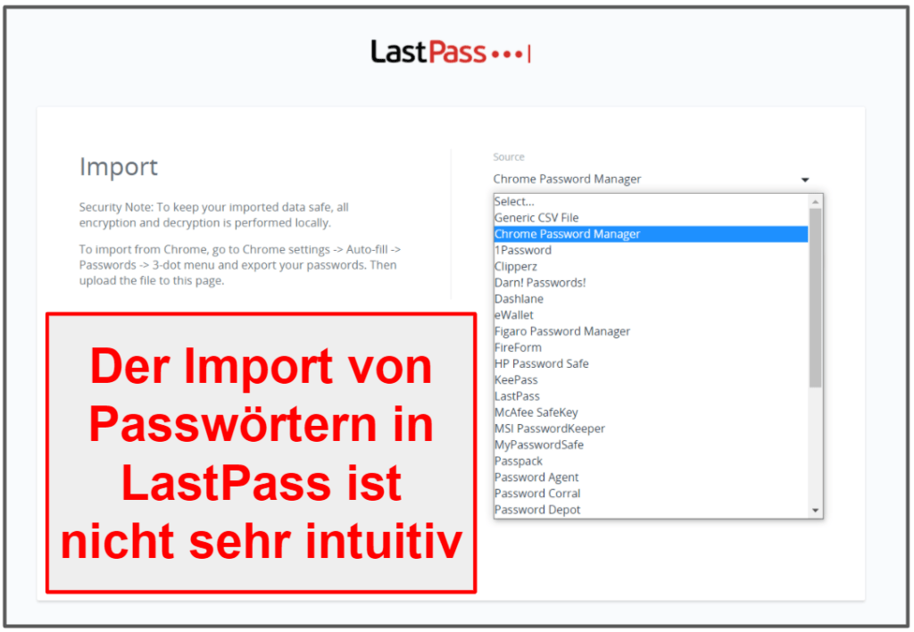 LastPass – Benutzerfreundlichkeit und Konfiguration