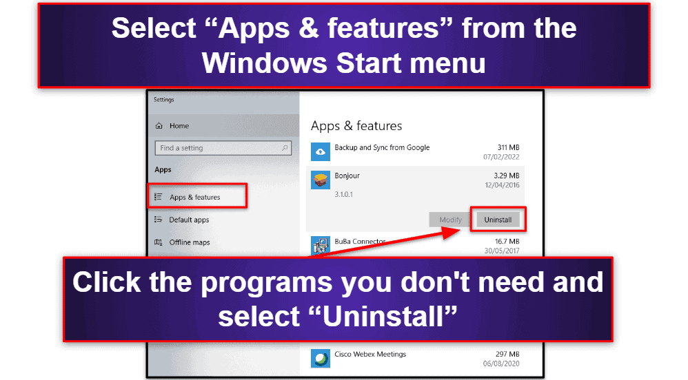 4. Remove Unused Apps, Software &amp; Bloatware