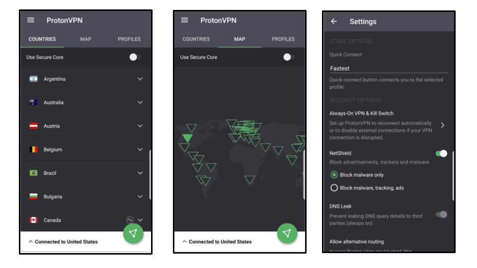 ProtonVPN: facilidade de uso – apps e desktop