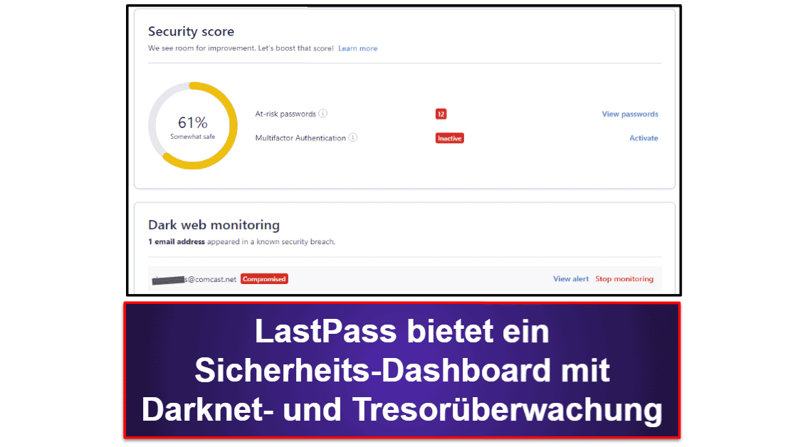 1Password vs. LastPass: Zusatzfunktionen