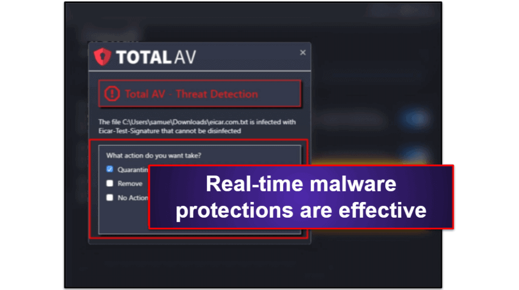 TotalAV Antivirus Review In 2023 Real-Time Protection