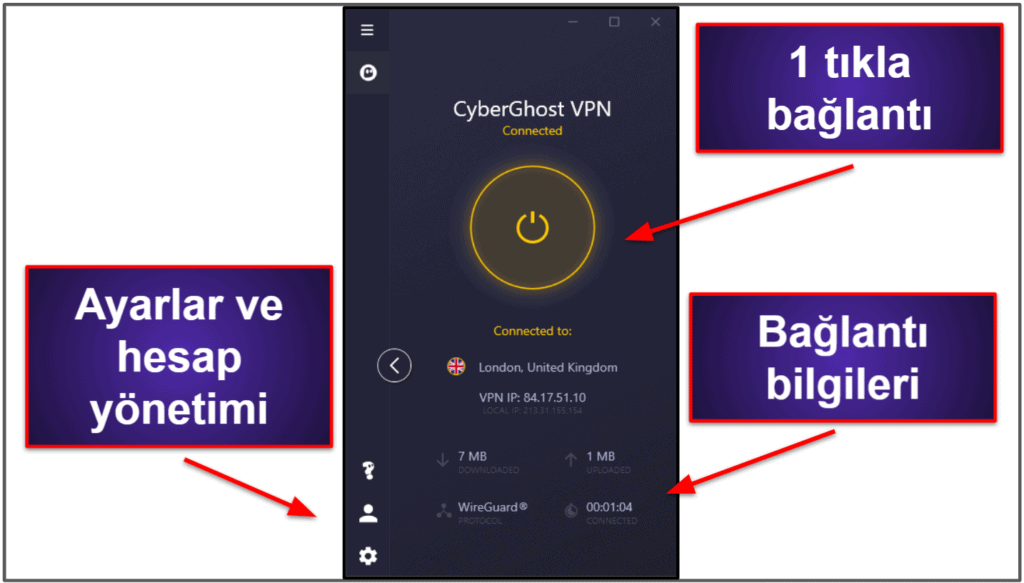 CyberGhost VPN Kullanım Kolaylığı: Mobil ve Masaüstü Uygulamalar