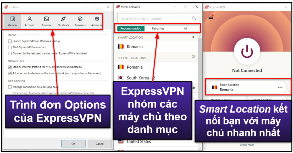 Tính dễ sử dụng của ExpressVPN: Các ứng dụng cho di động &amp; máy tính bàn