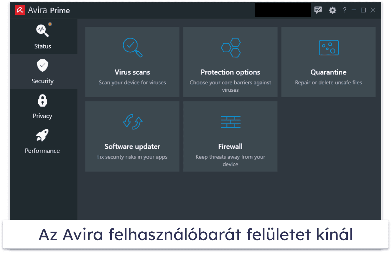 7. Avira Free Security for Windows — Fejlett felhő alapú malware-ellenes keresőmotor, rendszertisztító eszközökkel