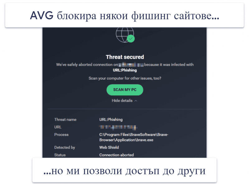9. AVG AntiVirus Free — Солиден скенер за злонамерен софтуер с файлови защити