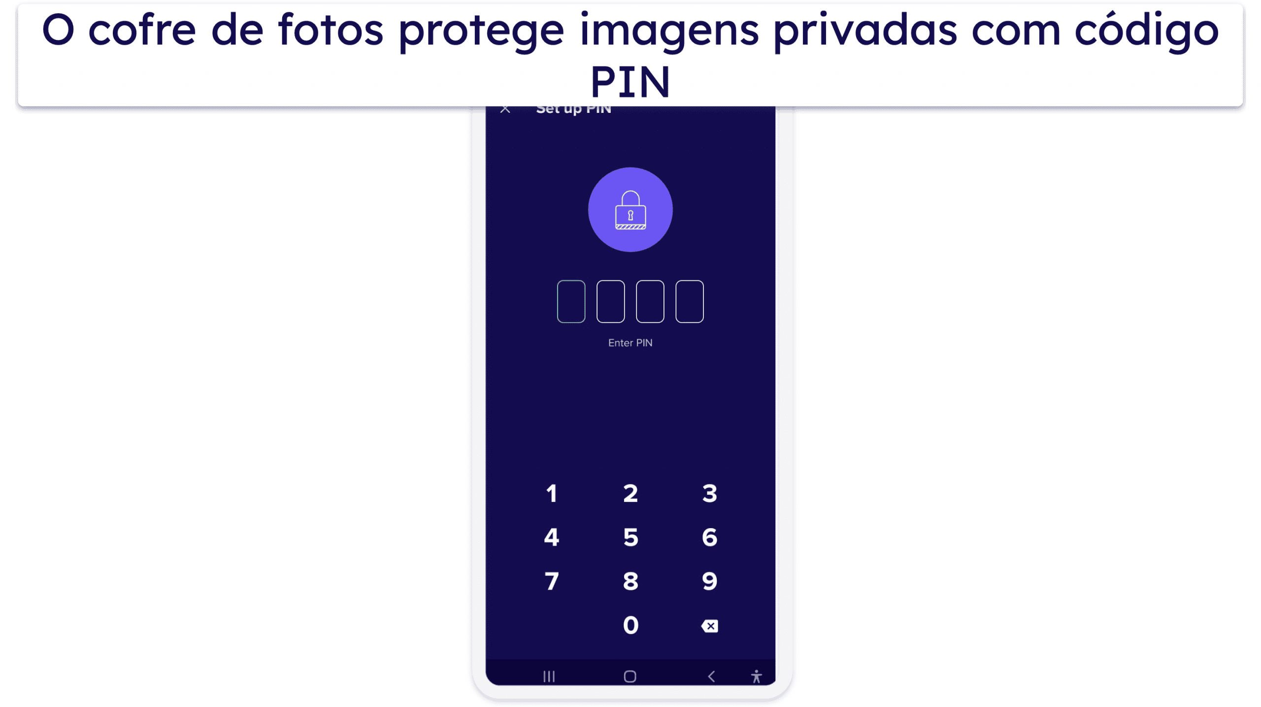 6. Avast — Segurança básica para Android + cofre de fotos criptografado