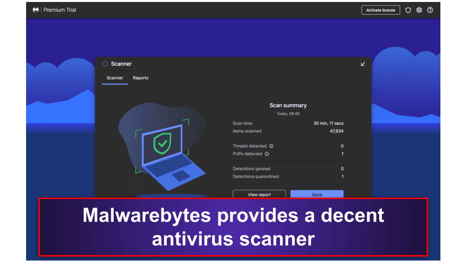 4. Malwarebytes for Mac (Free) — Decent Antivirus Scanning and Removal