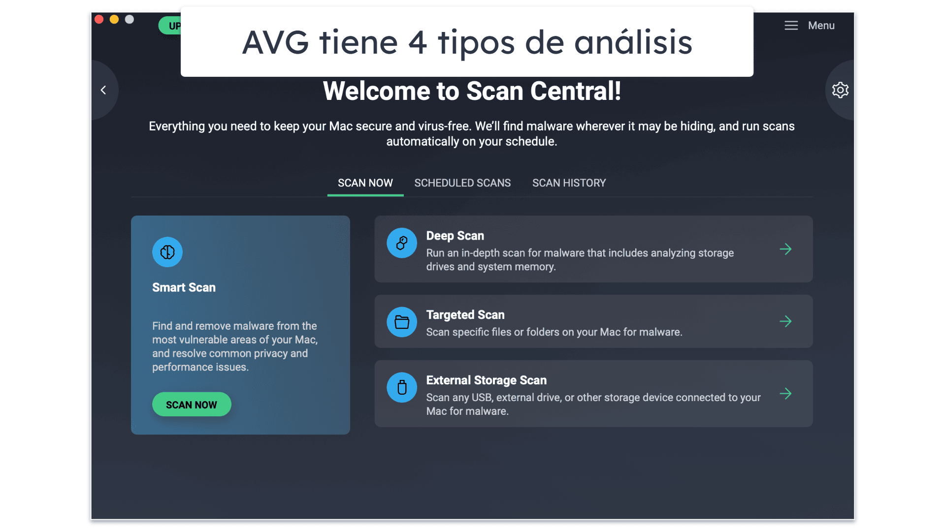 7. AVG AntiVirus Free para Mac: Su protección para Mac es fiable pero limitada