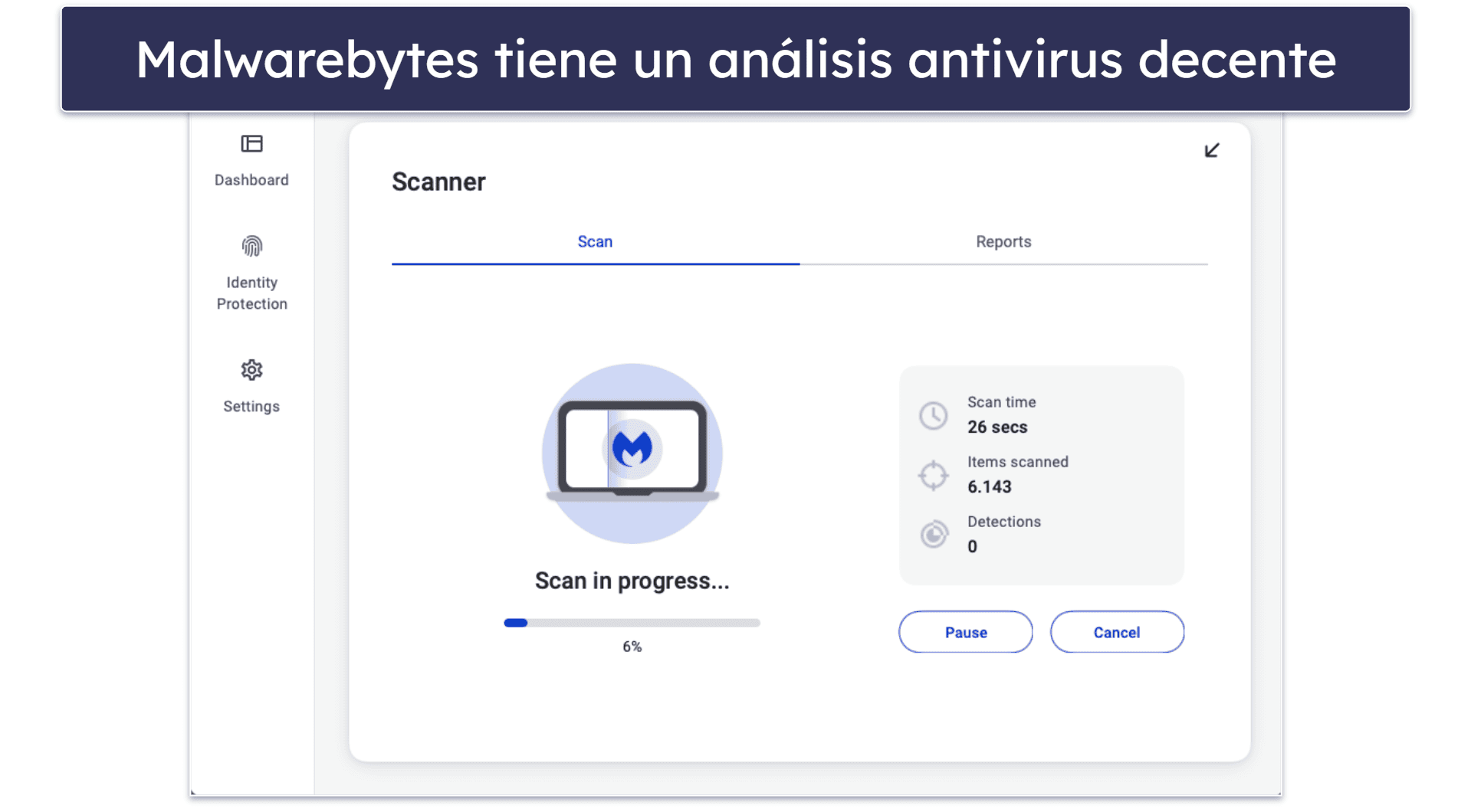 4. Malwarebytes para Mac (gratis): Un antivirus decente para analizar y eliminar amenazas