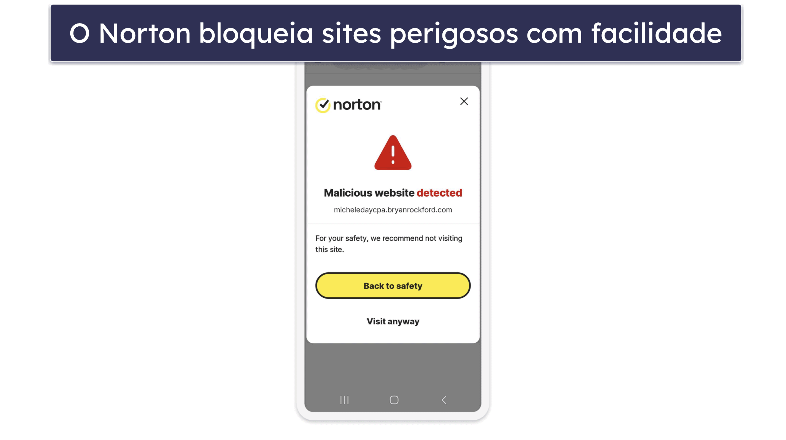 🥇1. Norton — Proteções avançadas de cibersegurança para Android