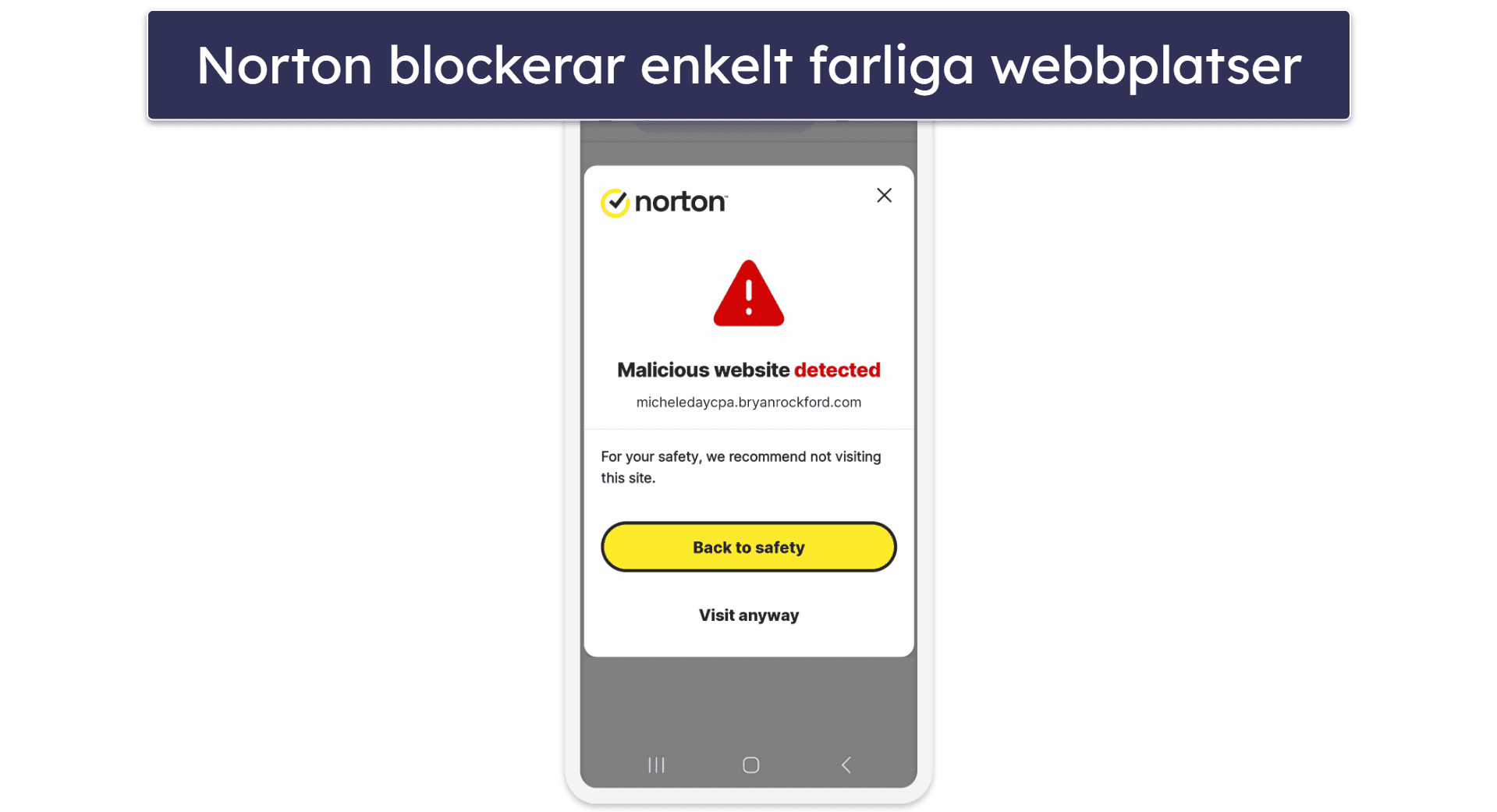 🥇1. Norton – Avancerad cybersäkerhet för Android