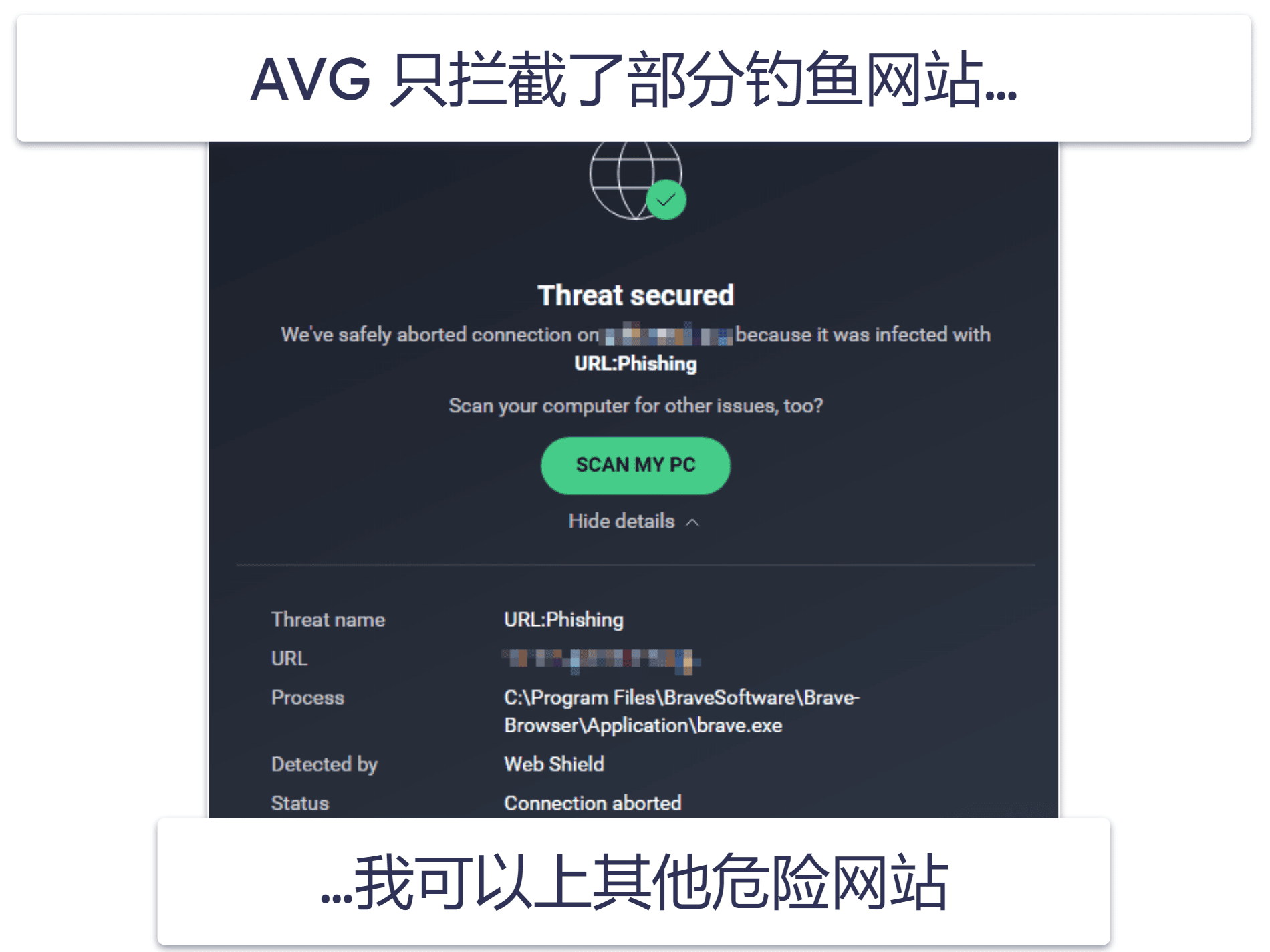 8. AVG 免费杀毒软件:可靠的恶意软件扫描器 + 文件保护功能