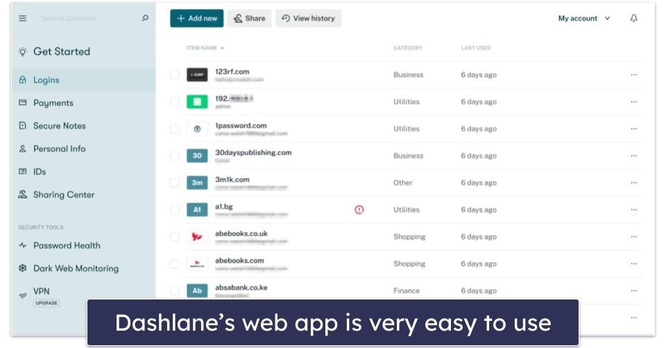 🥇1. Dashlane — Best Overall Free Password Manager in 2024