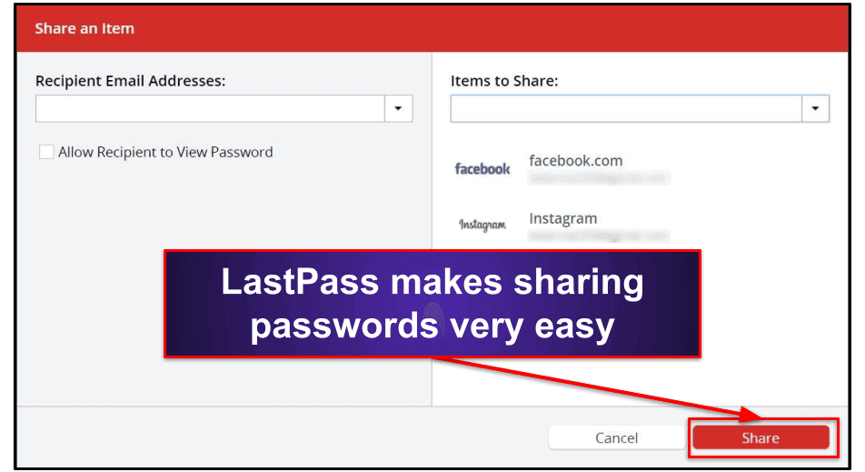 7. LastPass — Unlimited Passwords on Either Desktop or Mobile