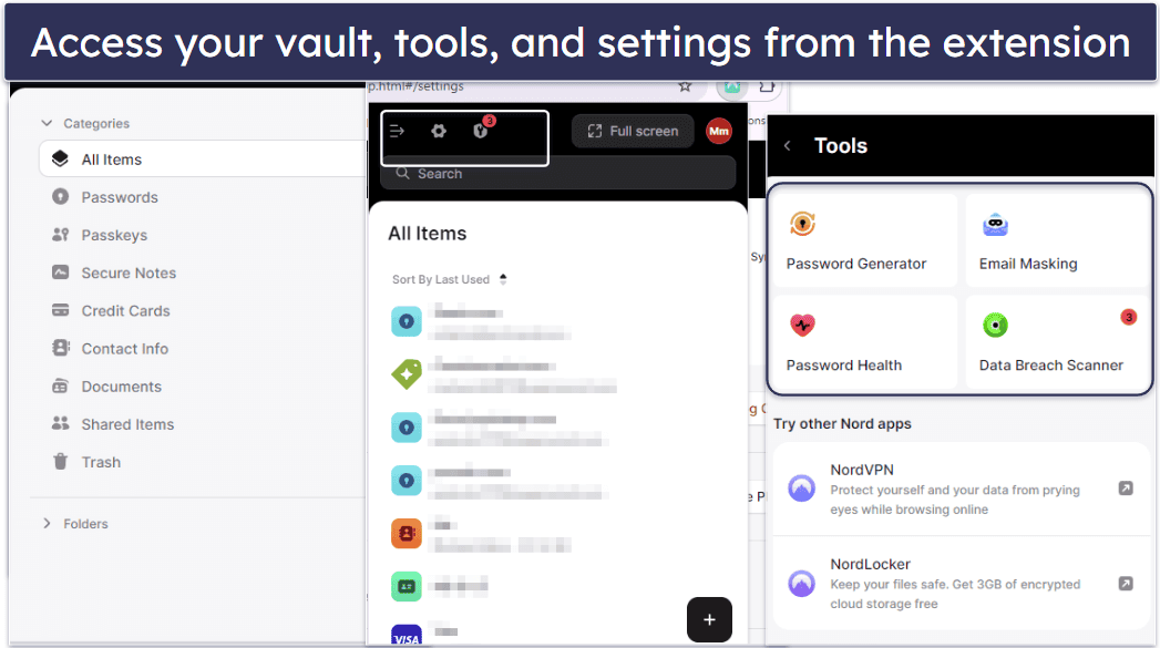 🥉3. NordPass — Very Intuitive Interface + Multi-Device Sync