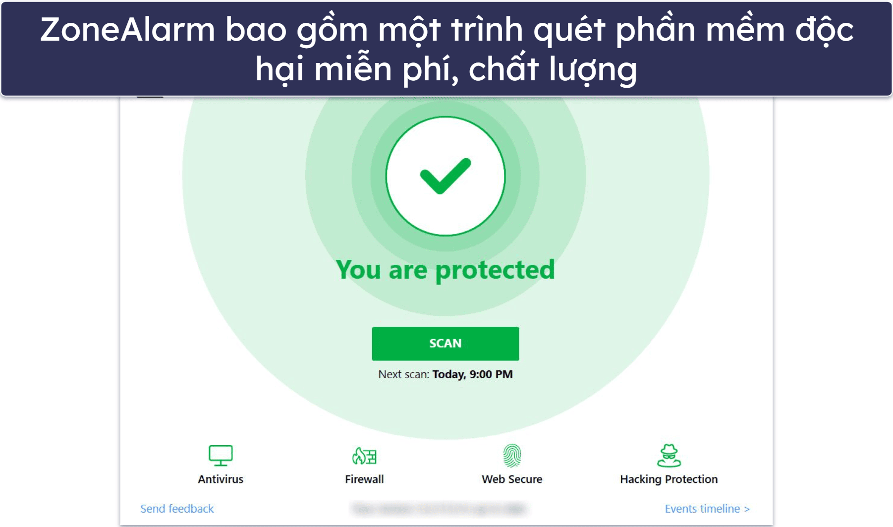 9. ZoneAlarm – Trình quét phần mềm độc hại hiệu quả với tường lửa miễn phí