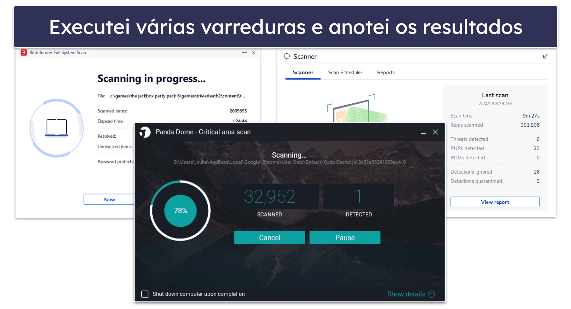 Metodologia de testes: comparativo e critérios de classificação