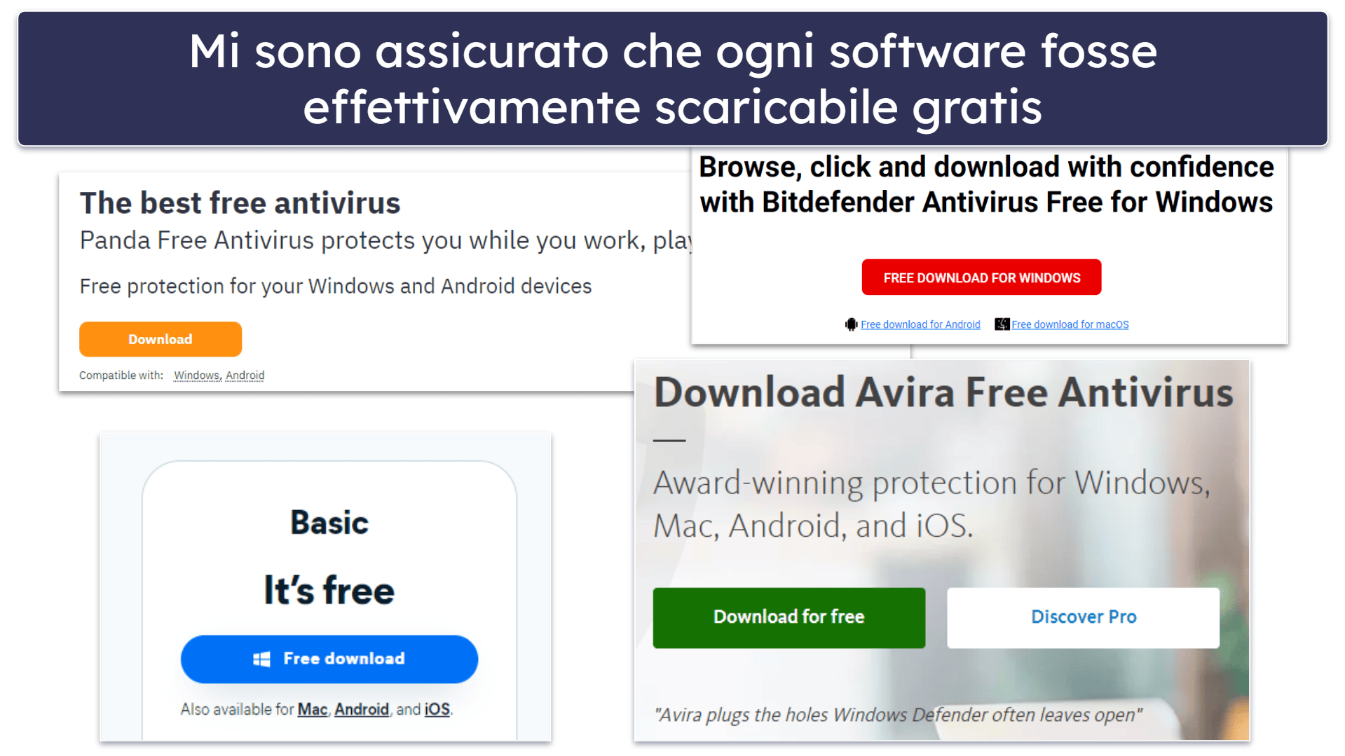 Metodologia di test: criteri di confronto e classificazione