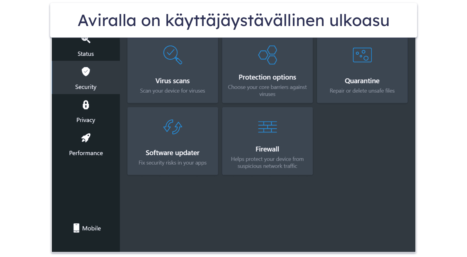 6. Avira Free Security for Windows – Edistynyt pilvipohjainen virustarkistus ja laitteen puhdistus