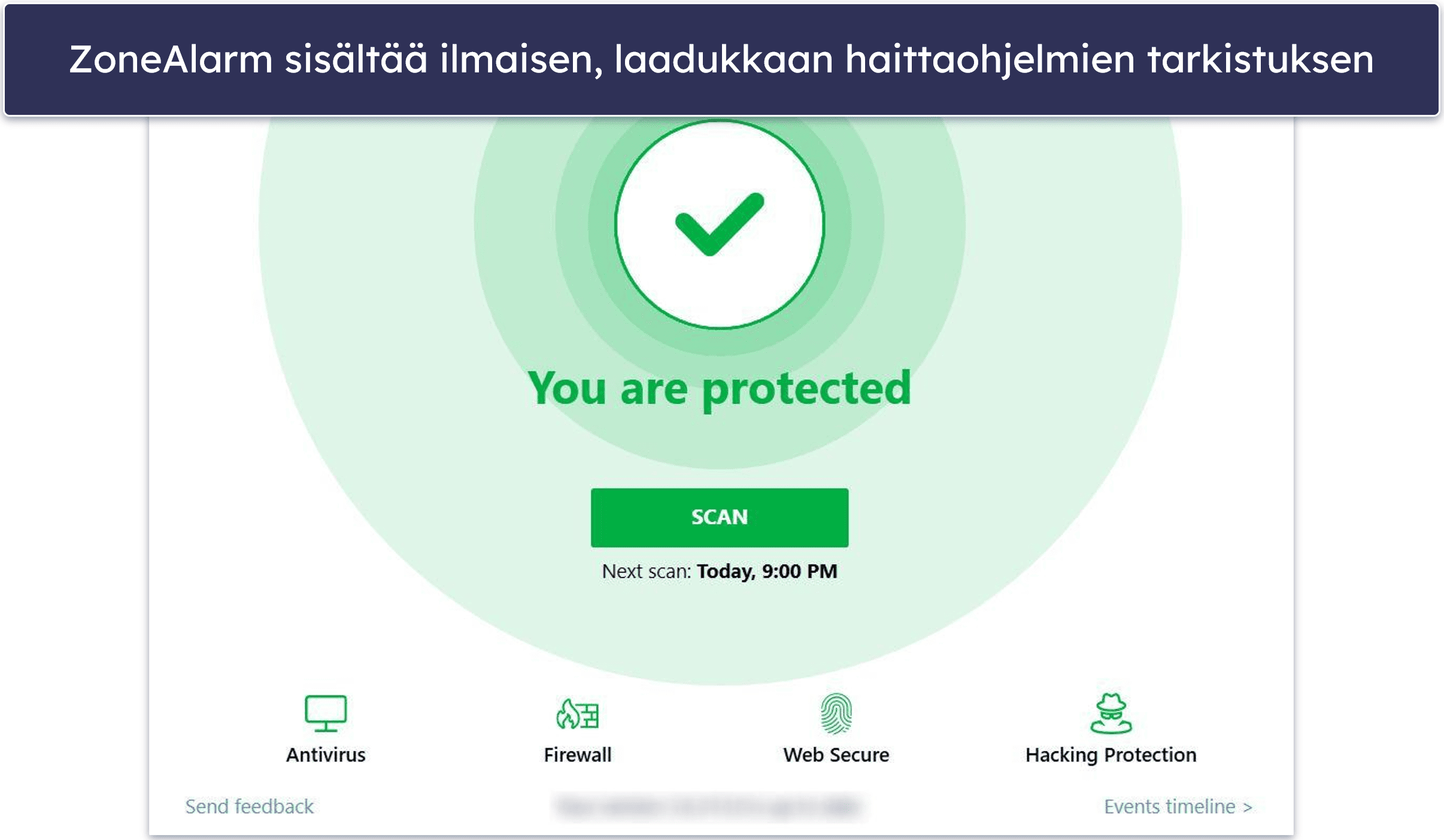 9. ZoneAlarm – Tehokas haittaohjelmien tunnistus ilmaisella palomuurilla