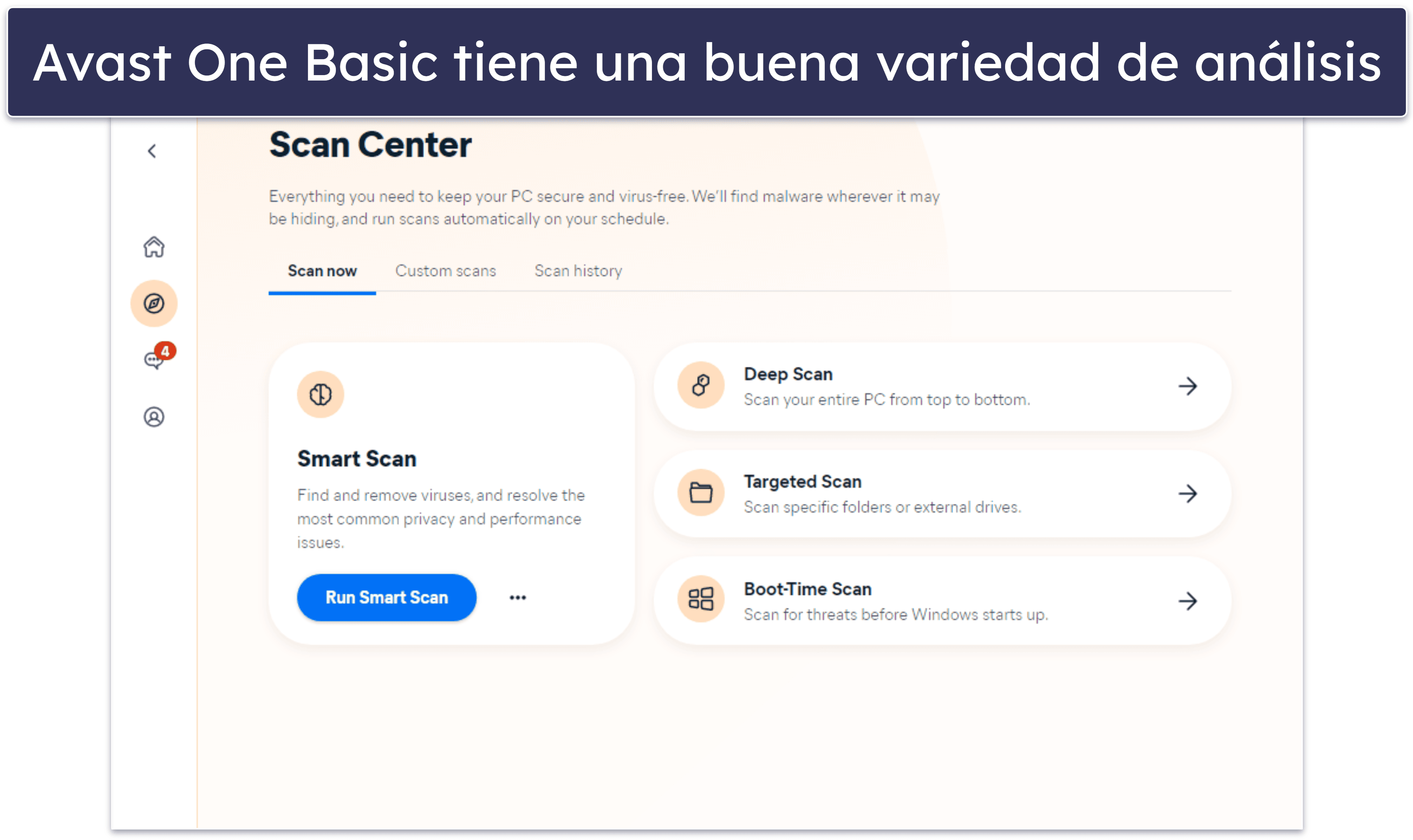 5. Avast One Basic: un antivirus eficaz con buenas herramientas de privacidad